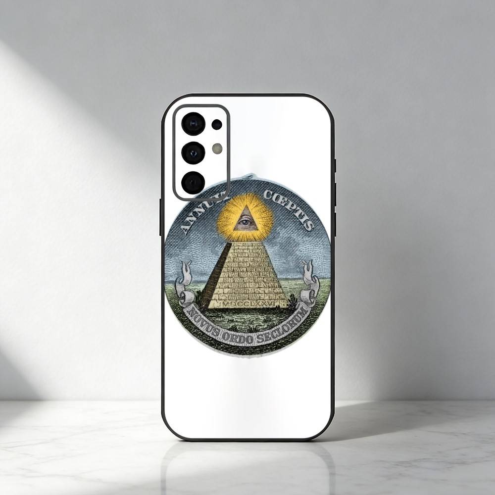 Чехол для телефона I-Illuminati для Samsung S25, S24, S21, S22, S23, S30, Ultra, S20, Plus, Fe, Note, 5G Черный