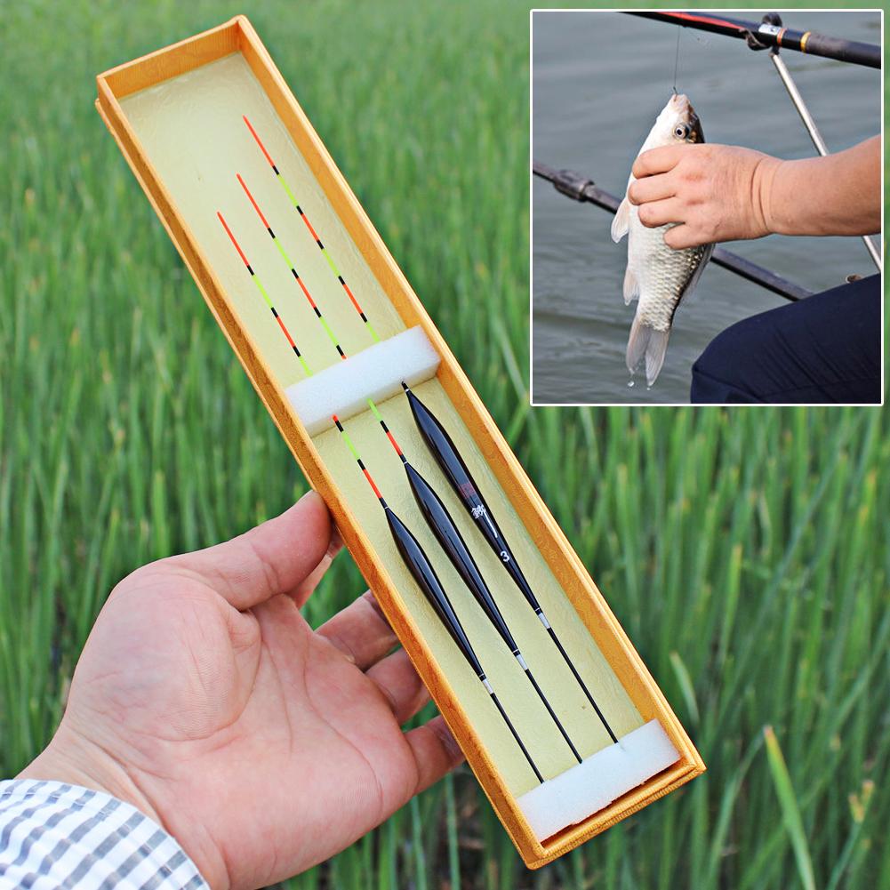 Деревянный поплавок в наборе 3 шт