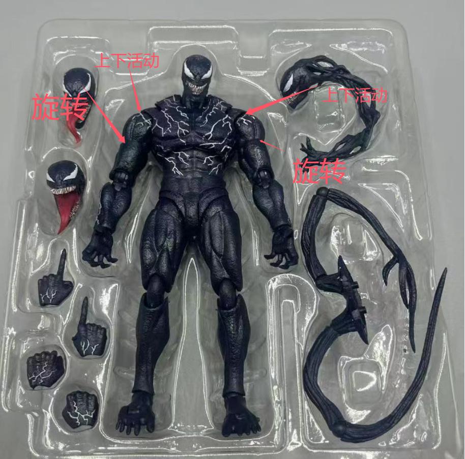 Shf Клешня Артикулированная Фигурка Действия Marvel Веном 3 Последний Танец Коллекционная Модель Игрушка Для Фанатов и Коллекционеров Marvel