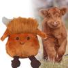 Soft And Cuddly Calf Carey Medium Plush Toy Adorable Highland Cow Stuffed Animal 17cm