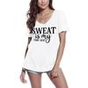 Women's Novelty T-Shirt Sweat Is My Fairy Dust - Funny Tee Shirt