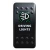 Green Led Light Bar Rocker Switch SPST 5Pins/DPDT 7Pins For Car Marine Boat IP68 NARVA Carling ARB Auto Parts Camper Replacement Switches4