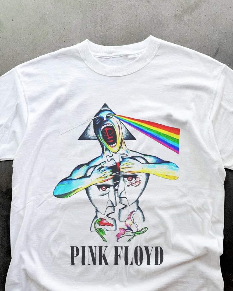 Футболка с фанатским артом Pink Floyd Dark Side, The Wall & Division Bell, Размеры S-5XL, Унисекс