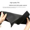 Door Frame Guards for Tesla Model 3 Highland TPE Suede Protective Plate Anti-kick Pad Car Center Column B-pillar Two-sided Guard