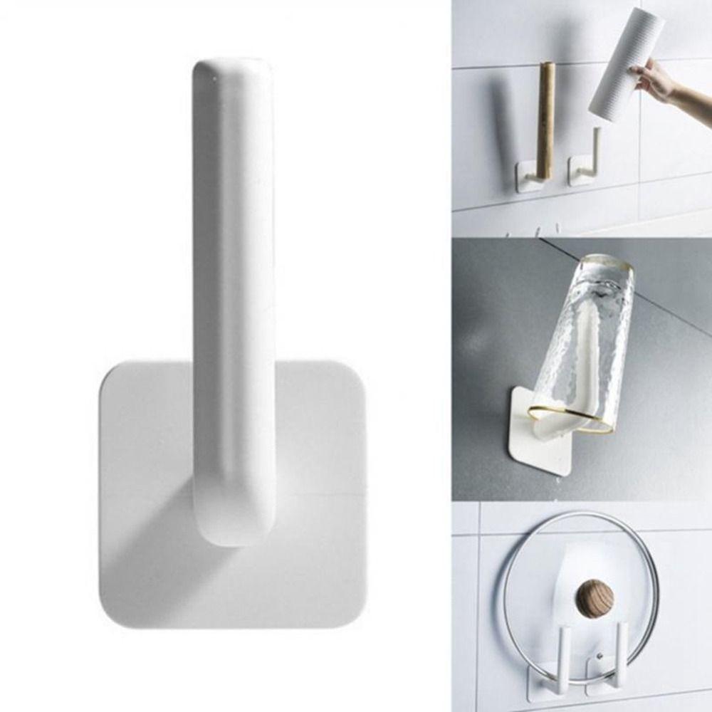 Mounted for Toilet Kitchen Bathroom Storage Rack Paper Roll Rack Towel Holder Tissue Hanger Hook