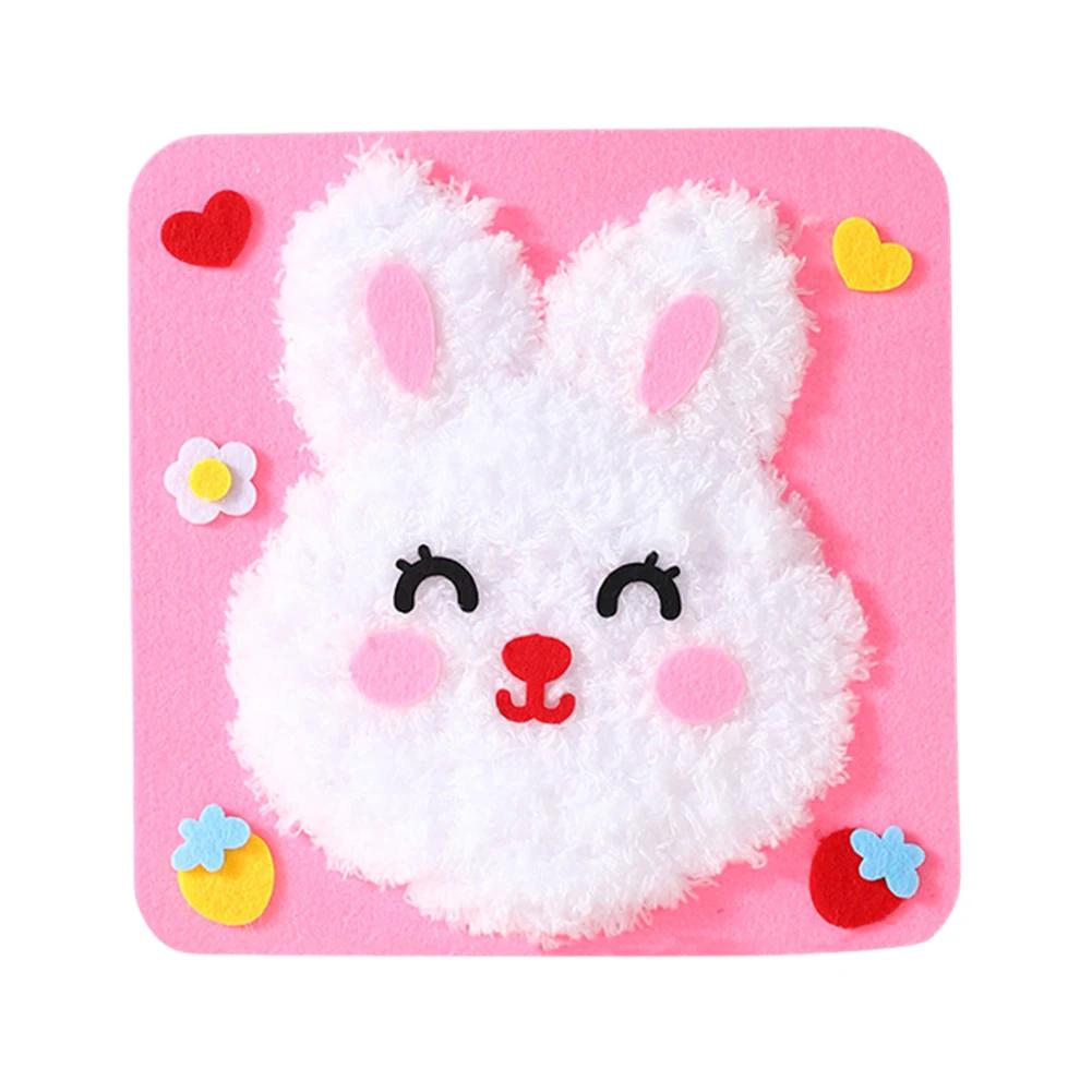 Sewing Craft Kit Cute Animal DIY Educational Sewing Kit DIY Doll Sewing Toys for Beginners Arts and Crafts