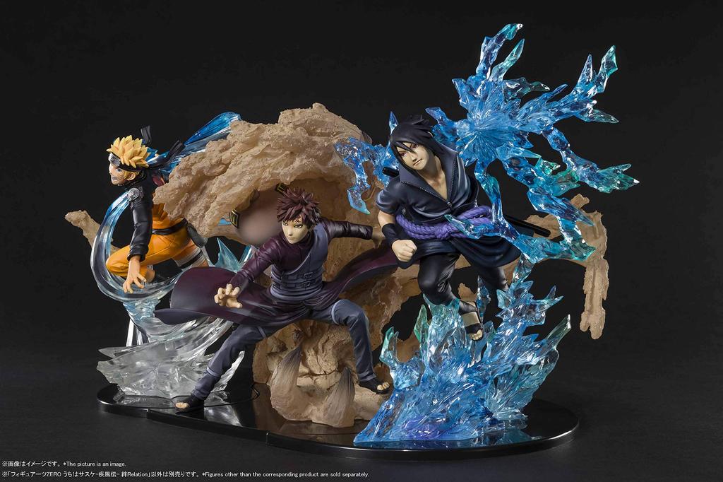 TAMASHII NATIONS Figuarts ZERO NARUTO Uchiha Sasuke Shippuden Kizuna Relation 215 мм окрашенная готовая фигурка приблизительно. ПВХ и АБС
