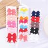 10Pcs/Set Spring Grosgrain Ribbon Bows Hair Clip Kids Girls Little Tailing Colorful Bowknot Hairpins Headwear Hair Accessories