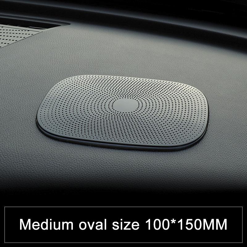 Автомобильный Нескользящий Коврик Волшебный Противоскользящий Коврик Приборная Панель Липкий Коврик Мобильный Держатель для Телефона Черный Силиконовый Коврик 2025