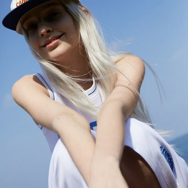 SAND SOUND Кепка-шестиклинка в полоску Camp Cap Темно-синяя (MS338BA63R)