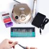 1PC Professional Nail Electric Polisher Grinding Glazing Machine File Manicure Nail Drill Bits Set