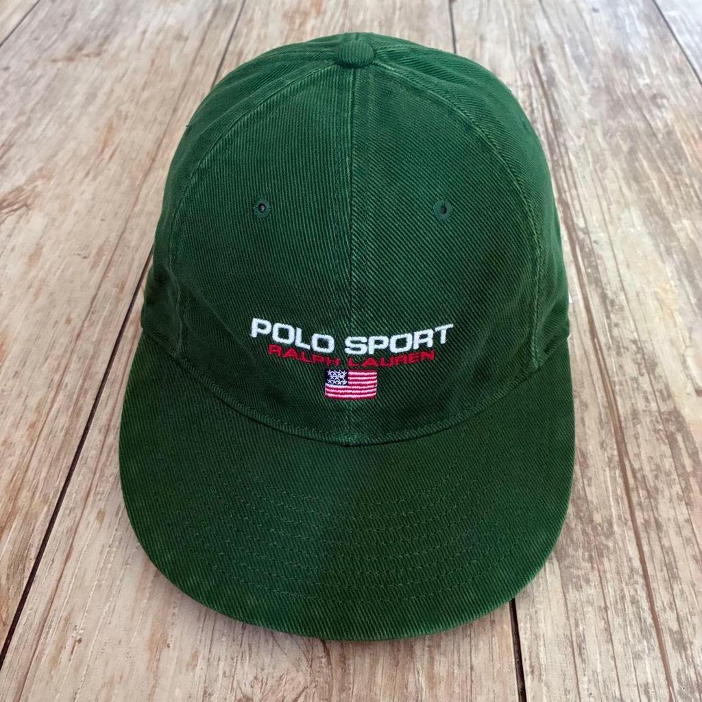 Б/у Кепка POLO SPORT RALPH LAUREN Polo Sports Зеленая Ralph Lauren Polo Sports