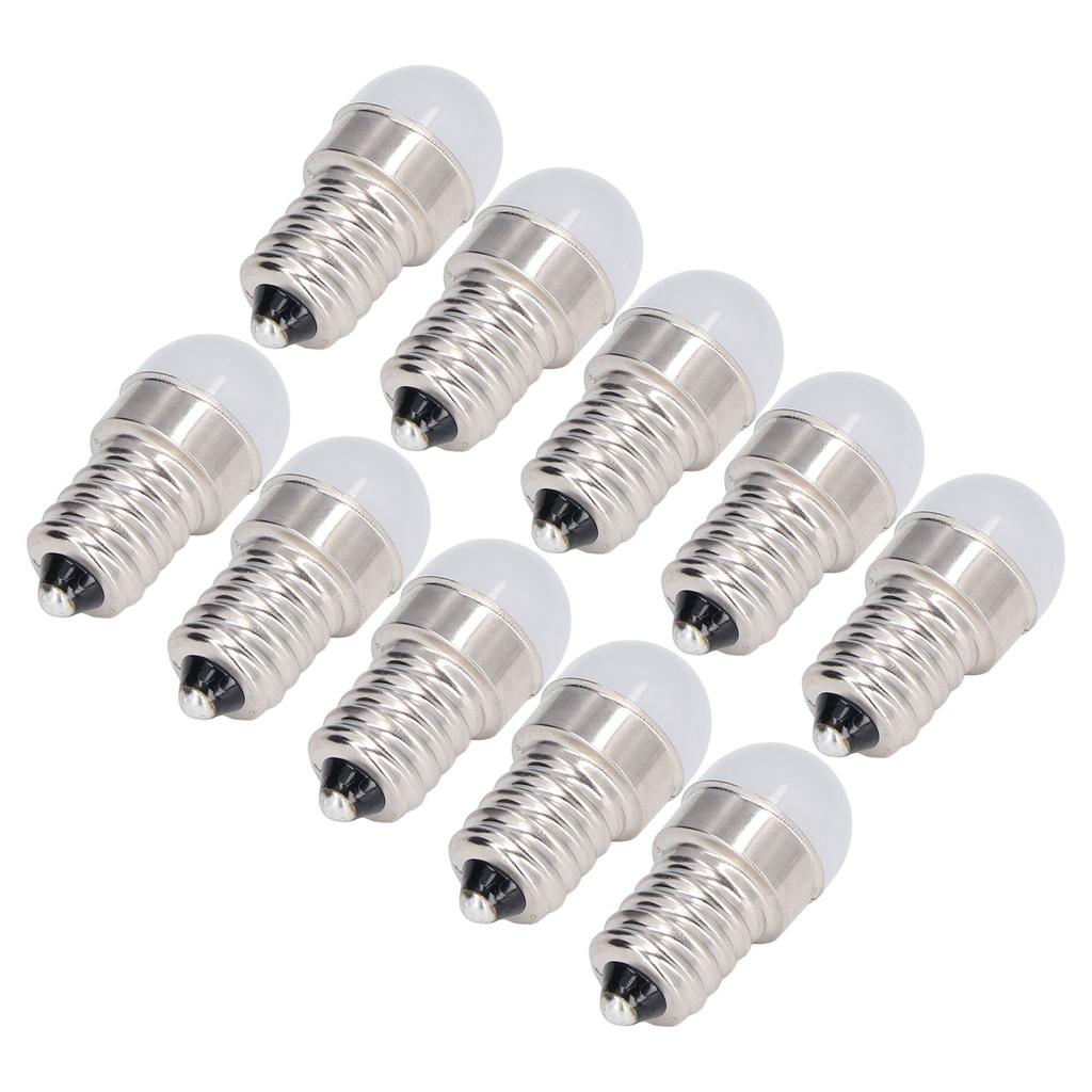 10pcs E14 Bulbs Energy Saving Warm White Light LED Small Bulbs for Ceiling Lamp Wall Lamp 500lm