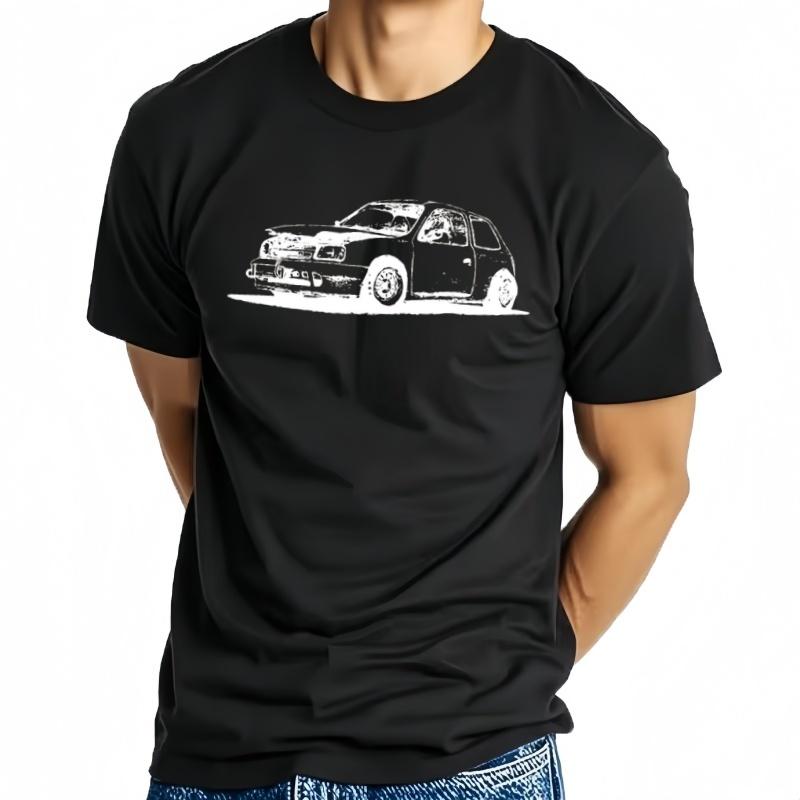 Camiseta Micra K11 Sketch camiseta gráfica vintage camisetas para hombre camisetas grandes y