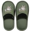 Senko My Neighbor Totoro Heartwarming Antiviral 63329 Children's Slippers, Approx. 18cm, Green, Antibacterial,