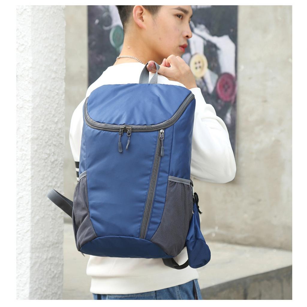 20L Portable Foldable Backpack Waterproof Ultralight Outdoor Rucksack Large Capacity Travel Hiking Knapsack for Outdoor Sports