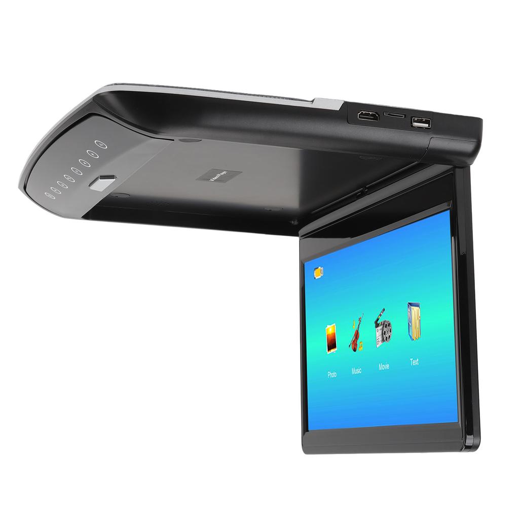 Автомобильный потолочный плеер 11,6 дюймов HD IPS экран угол открытия 170 градусов развлечения для задних сидений для бизнес-автомобиля внедорожника дома на колесах черный