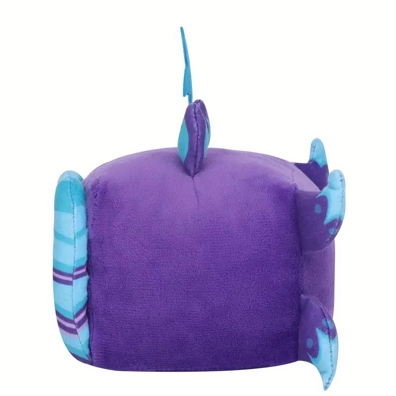 Забавная фиолетовая лиса Плюшевая игрушка Плюш Blox Fruits Набитая кукла Дьявольский фрукт Привлекательные квадратные игрушки для детей Подарок Декор для дома