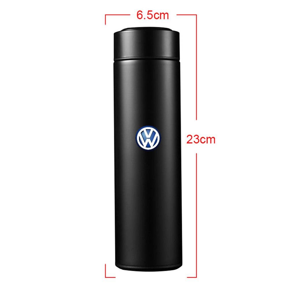 xyz1 Thermos Bottle Smart Cup With Temperature Display 304 Stainless Steel Insulated Vacuum Cup For VW Rline Polo Valve Accessories