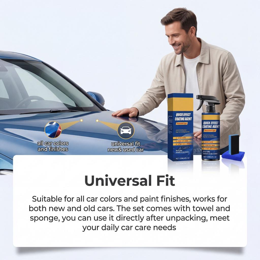 1/2/3 PCS Quick Effect Ceramic Car Coating Spray Restore Gloss Anti Oxidation Dust Repellent Nano Paint Protection DIY Kit 120ml