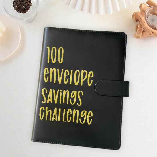 Прочный портативный переплет-переплет для конвертов на 100 конвертов. Блокнот для планирования отпуска.