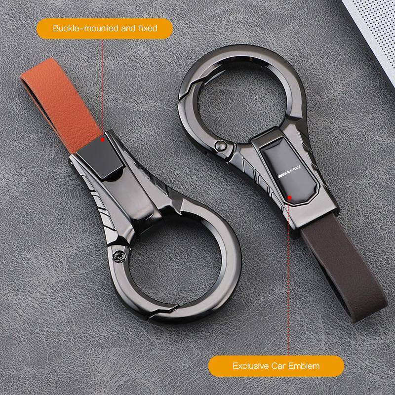 High Quality Car Keychain Metal Keyring Pendant Gift For Mercedes Benz AMG W203 W205 W206 W211 W220 W212 W201 W176 GLK GLE GLC JV3