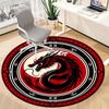 1pc Dragon YinYang Office Round Area Rug, Under Office Chairs Bedroom Living Room Home Decor, Room Deco, Available in Various Sizes 232