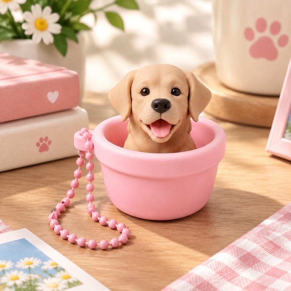 Key Ring Fidget Clicker Keychain 3D Printed Dog Button Press Key Chain Bag Charm