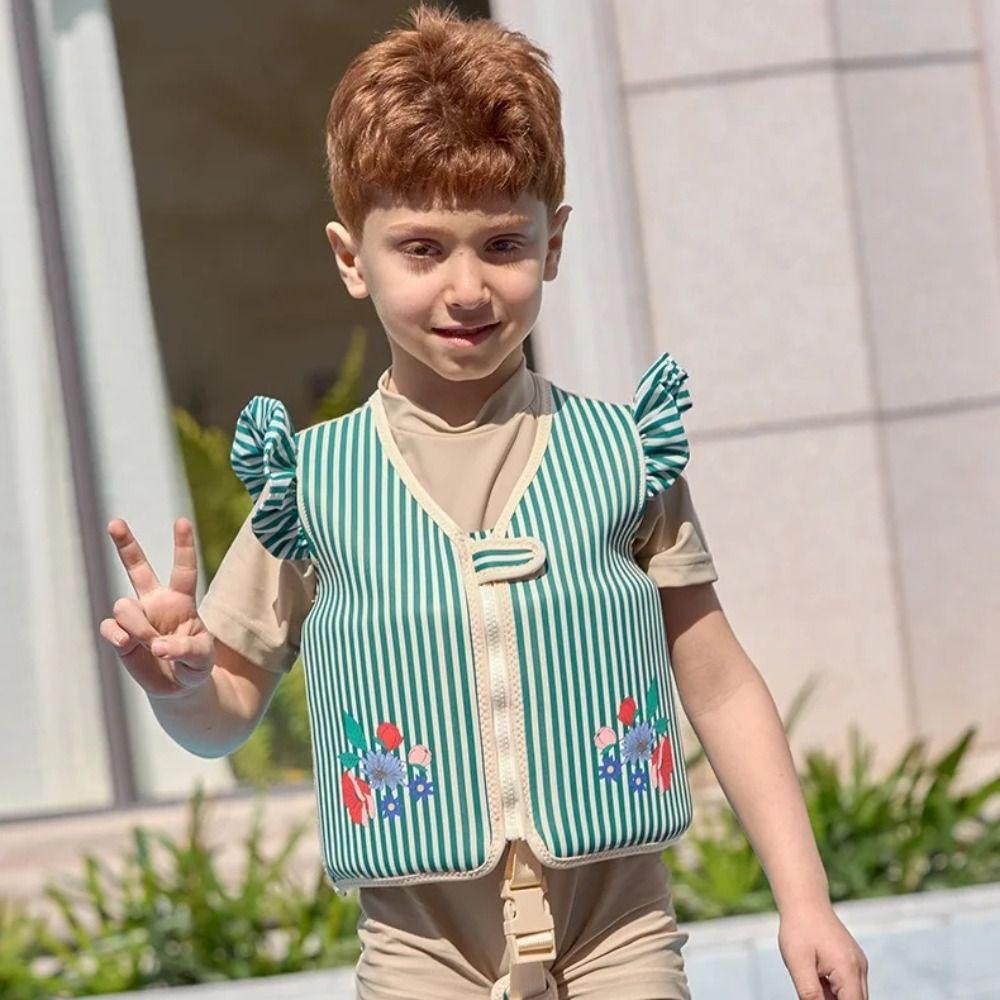 Adjustable Child Buoyancy Vest Not Falling Off Inflation-Free Swimming Vest  Child