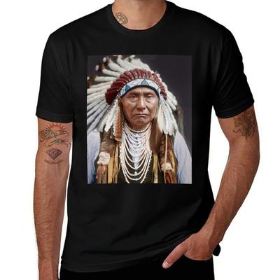 Chief Joseph Не-персы 1840 1904 Футболка Модная Повседневная Футболка с коротким рукавом