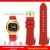 Для серии G-SHOCK Casio DW-5600 GM-5600 GW-B5600 DW5600/60 GW-M5610 GA2100 силиконовый полимерный ремешок браслет с цепочкой