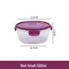 Transparent Microwave-Safe Fresh-Keeping Kitchen Box for Rice, Fruit & Lunch