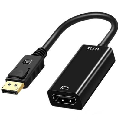 4K DisplayPort-HDMI-совместимый адаптер, штекер DP-мама, HDMI-совместимый кабель-конвертер, видео-аудио для проектора HDTV ПК