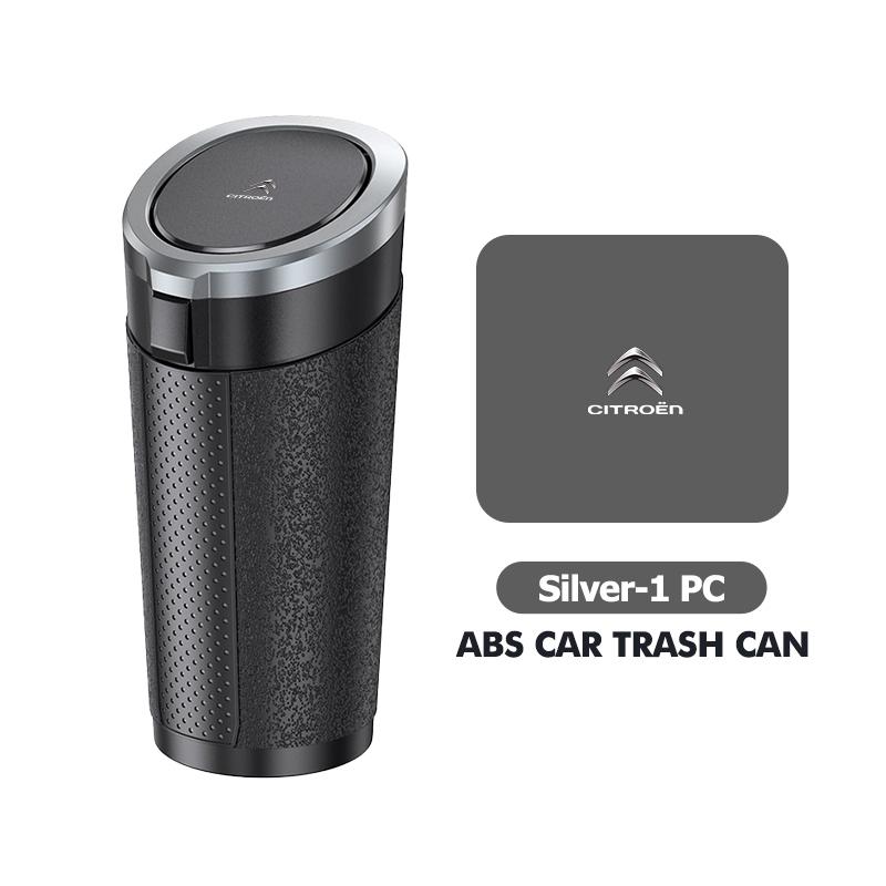 KDXF2 Car Trash Bin Garbage Can Dustbin Waste Rubbish Basket Organizer For Citroen C5 C1 C2 C6 C4L DS3 DS4 DS5 C-Elysee Grand Berlingo