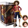 28 см Аниме Фигурка One Piece Уверенный Улыбающийся Луффи Три Формы Сменное Лицо Фигурка Действия Кукла ПВХ Модель Игрушки Коллекция Подарки