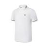 Fila Athletics Tennis Fashion Comfortable Simple Casual Sports Knit Short Sleeve Polo Shirt Men Tops Jade-White A11M523146F-WT