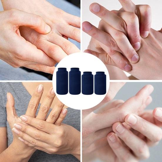 4 шт./компл., ледяные рукава для пальцев, большие пальцы ног, горячая и холодная терапия, ледяные обертывания, тендинит, триггер, опухшие пальцы, ледяные рукава