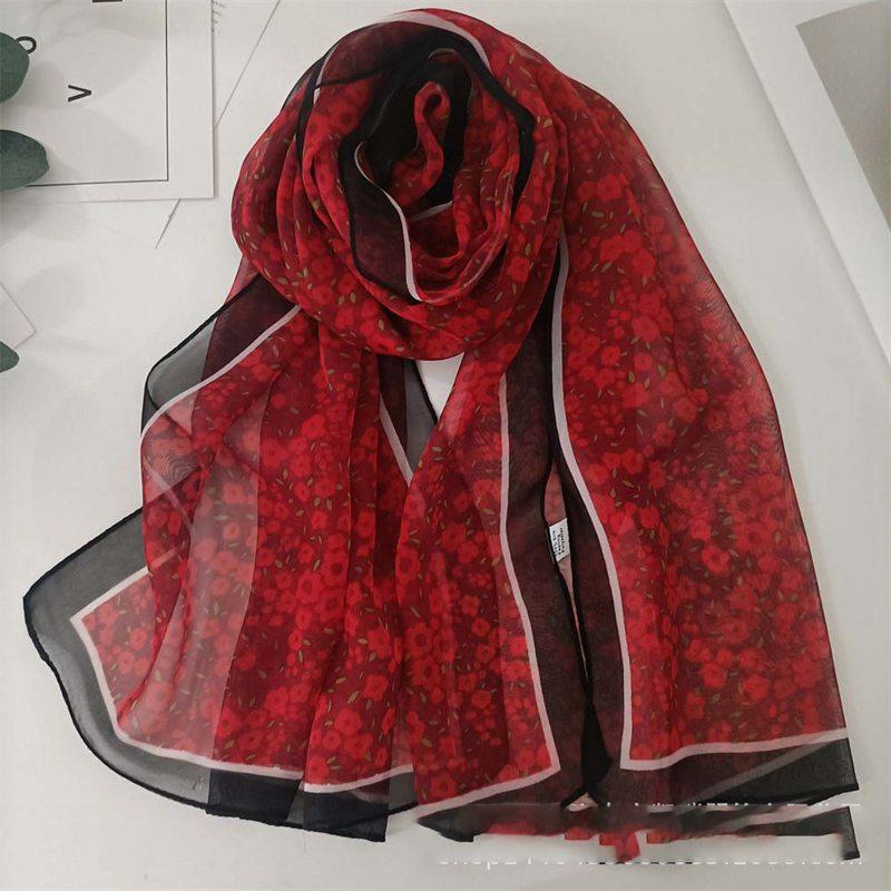 Шарф Lotus Pond, оптовая продажа, длинный женский шарф, пляжный шарф, лунный свет, тонкий летний солнцезащитный шарф Lotus, шарф