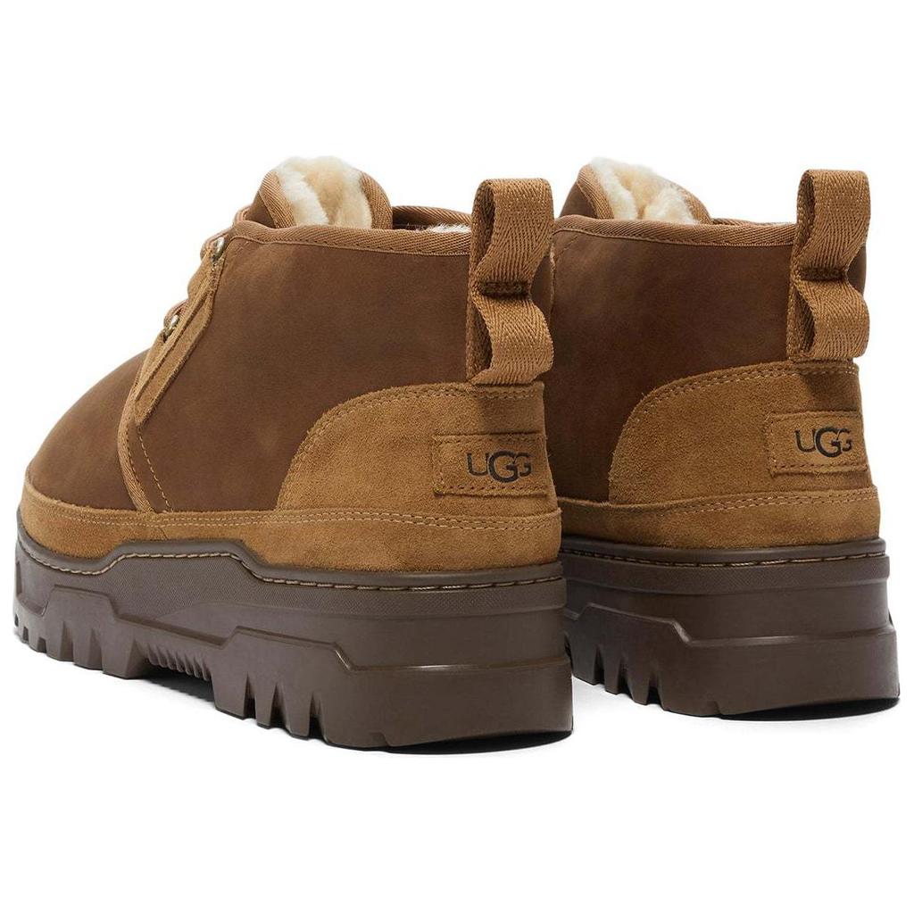 UGG Neumel Comfortable Versatile Short Snow Boots Men Boots Brown 1158230-CHE