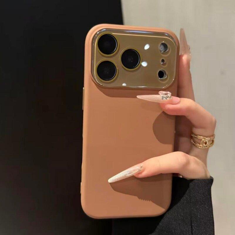 Official Liquid Silicone Phone Case For For Iphone 17 16 1 14 13 Pro Max Camera Protection Soft Cover For For Iphone 17 1 Pro Max Case