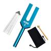 Heizi Tuning Fork Crystal Tuner, 4096Hz, Crystal Set for Healing, with Storage Bag (Blue)