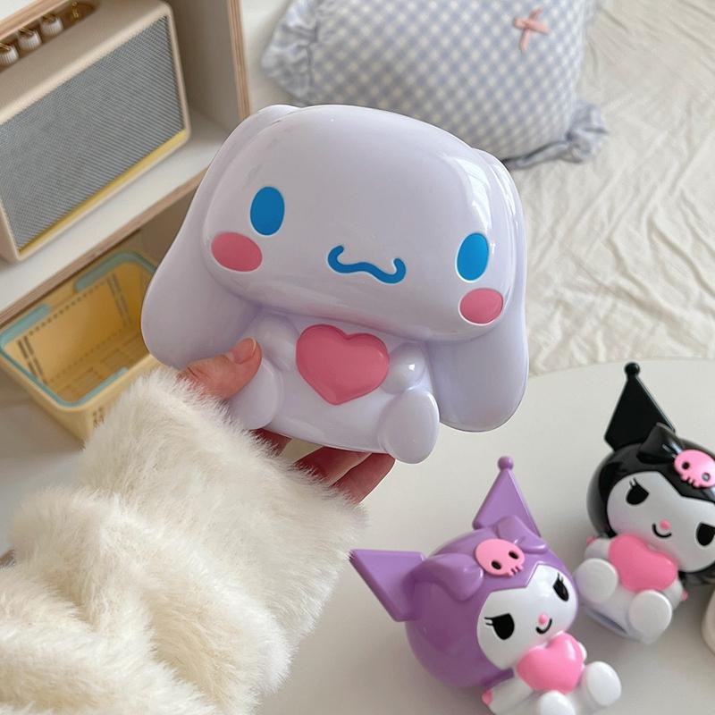Коробка для хранения денег Hello Kitty Аниме Куроми Копилка Кейс для сбережений My Melody Мультяшная Пластиковая Коробка для хранения Подарки на День Рождения