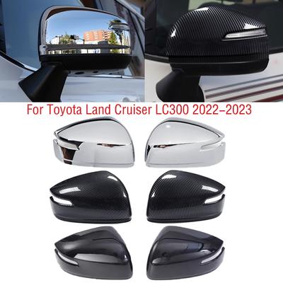 2 шт., крышка бокового зеркала для Toyota Land Cruiser 300 LC300 2022 2023, наружная крышка зеркала заднего вида, 2 шт.