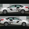 Спортивные гоночные полосы для украшения дверей автомобиля Наклейки для обеих сторон Аксессуары Виниловые наклейки Сделай сам 2022 Новинка