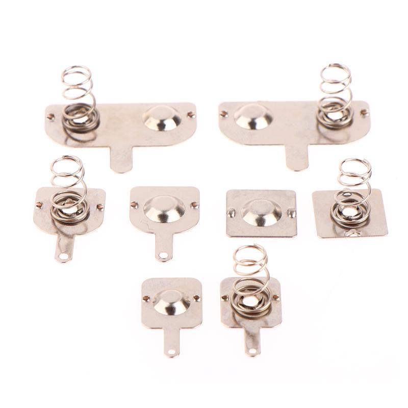 10 шт. Пружинная пластина 12*10/12 мм Контактная пластина Бокс для батареек AA Положительные и отрицательные пластины 0,3 мм Железо+Никелирование Пружина для батареек AA