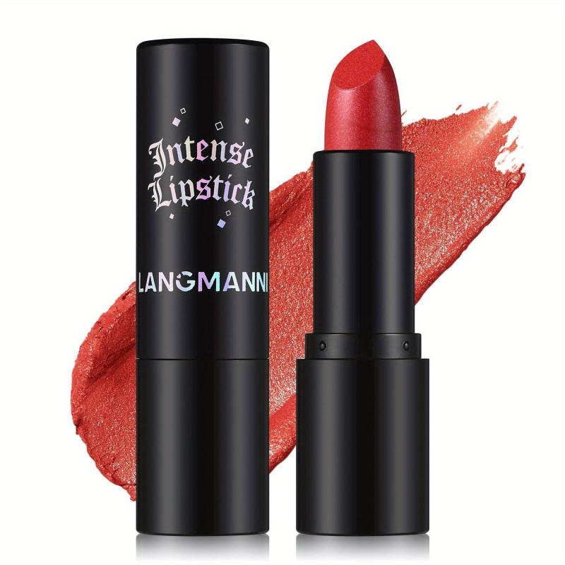 Fine Shimmering Pearlescent Lipstick Velvet Highly Pigmented Dazzling Lipstick Non-stick Cups Easy To Color Lip&Cheek Dual-use