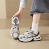 Augustine серебристые папины кроссовки женские 2025 новая летняя платформа жареная улица повседневная спортивная обувь легкие кроссовки для бега