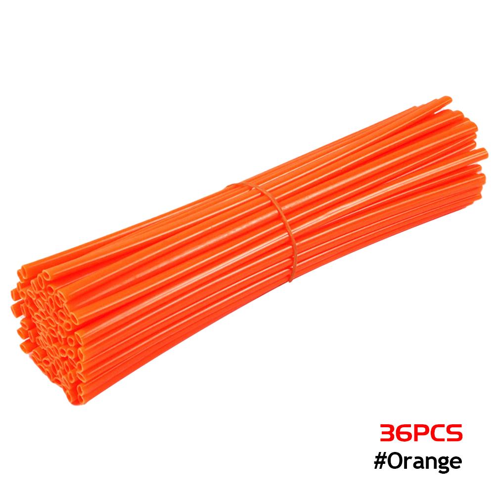 36 шт. защитные обертывания для колес мотоцикла со спицами, ободья, накладки на кожу, чехлы для труб для мотокросса, велосипеда, крутые аксессуары 12