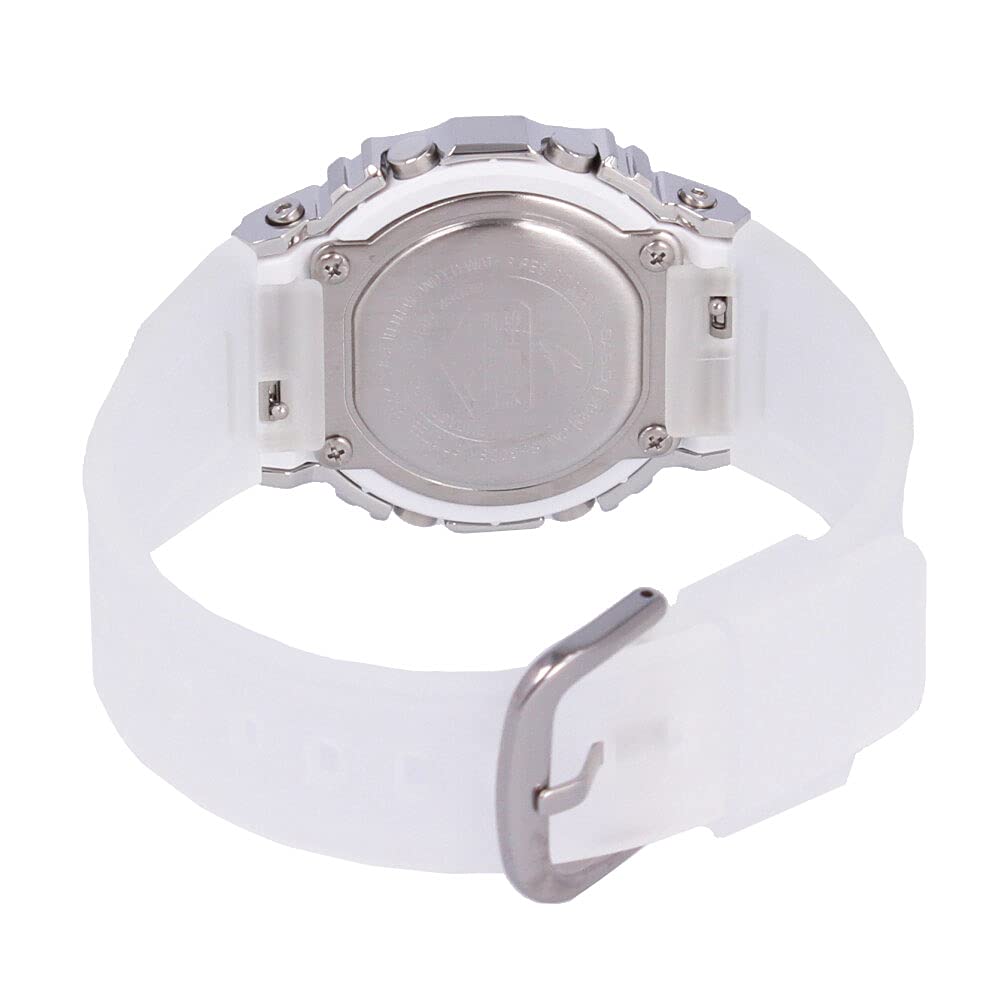 Casio Часы цифровые квадратные металлические S серии прозрачные G-Shock мужские женские GM-S5600SK-7 [Товар]