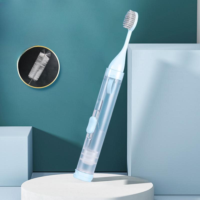 Дорожные зубные щетки и зубные пасты All In One Carry Dental Kit Мини Компактный Портативный Офисный Складной Набор Зубных Щеток